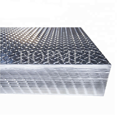 Лист алюминиевый 3х1200х3000 ИМПОРТ, рифление квинтет, марка АМГ2Н2 Р (5052 H114 QUINTET) в Оренбурге цена
